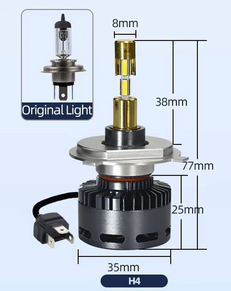 Kit LED H4 360 Gold CanBus — foto 2