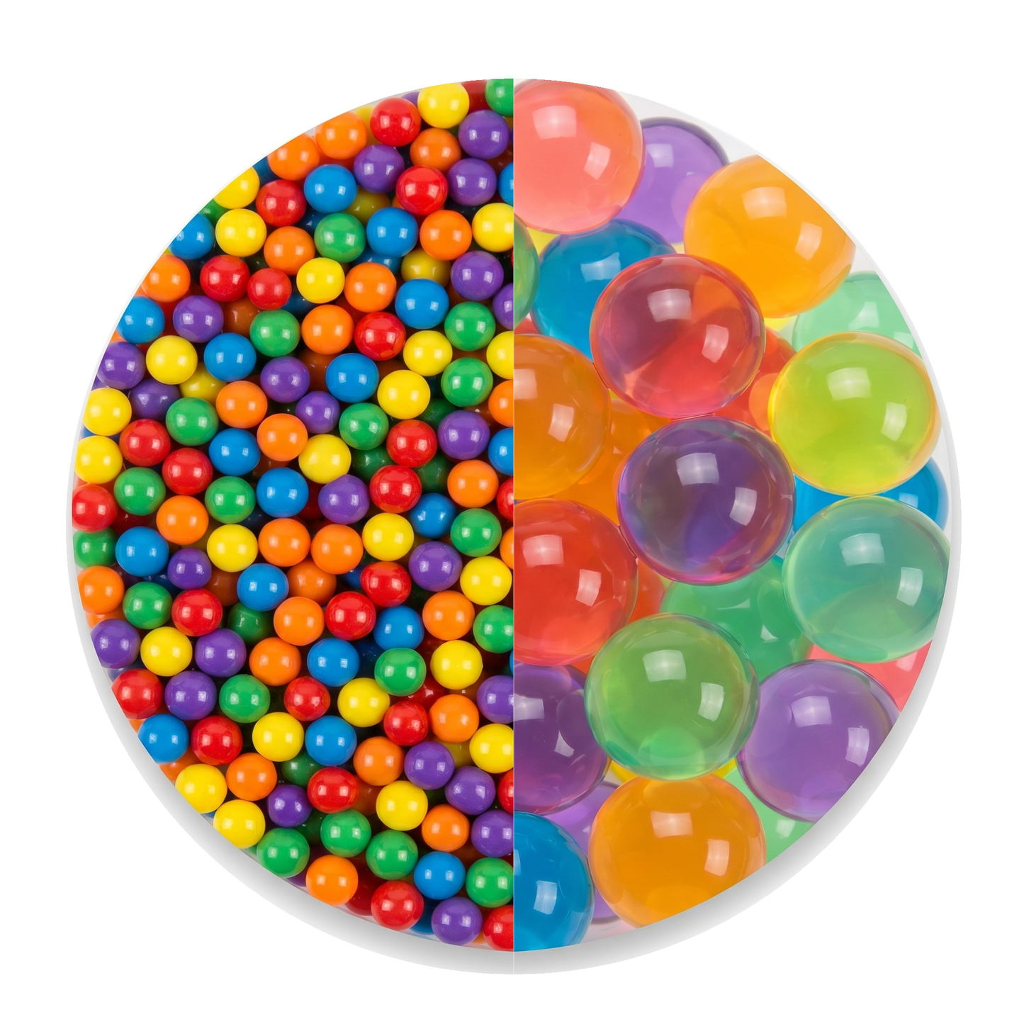 Perle d'acqua decorative multicolore giganti per composizioni floreali