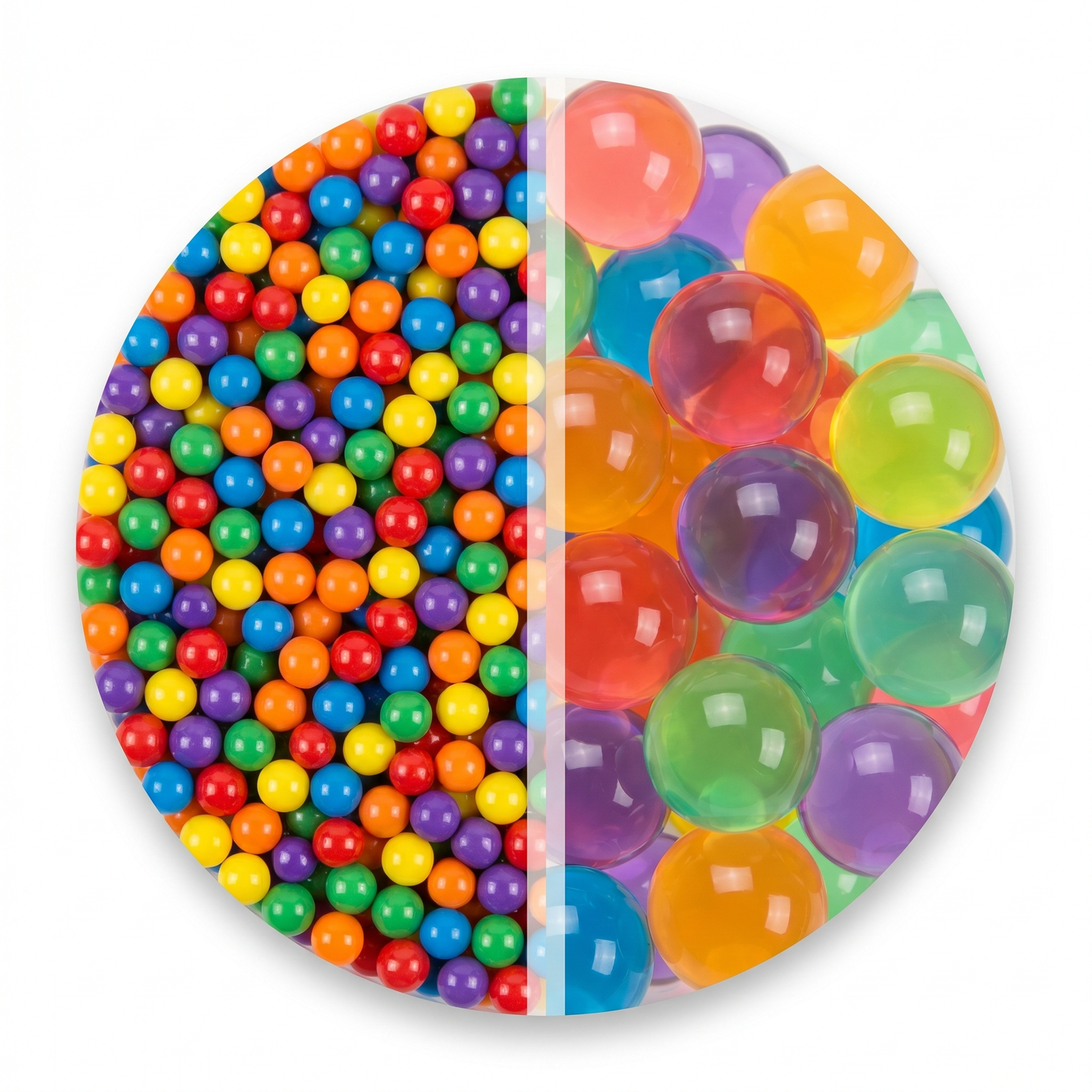 Perle d'acqua decorative multicolore giganti per vasi e centrotavola