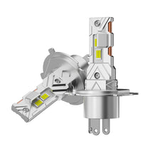 Kit LED H4 H19 JEYEFFE MINI 6000K 6000LM CANbus Plug&Play - 2 Lampade Fari Auto Biluce