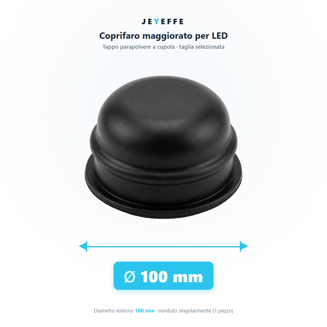 Coprifaro maggiorato LED diametro 100 mm
