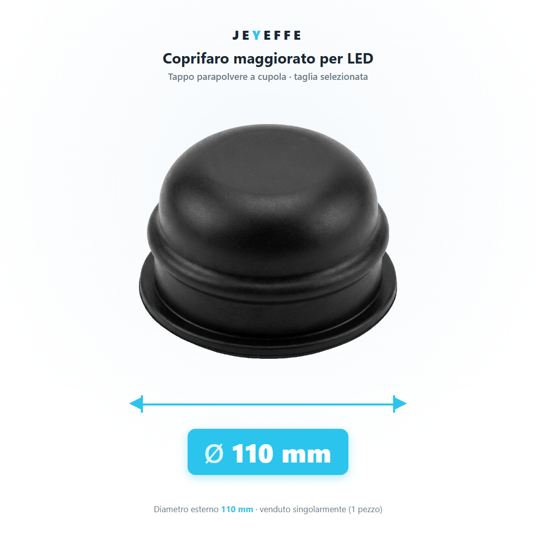 Coprifaro maggiorato LED diametro 110 mm