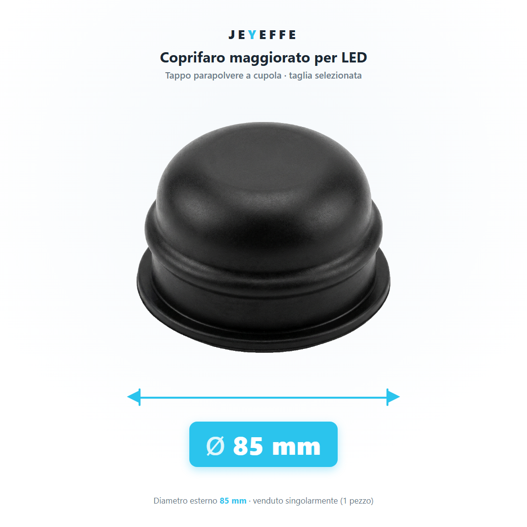 Coprifaro maggiorato LED diametro 85 mm