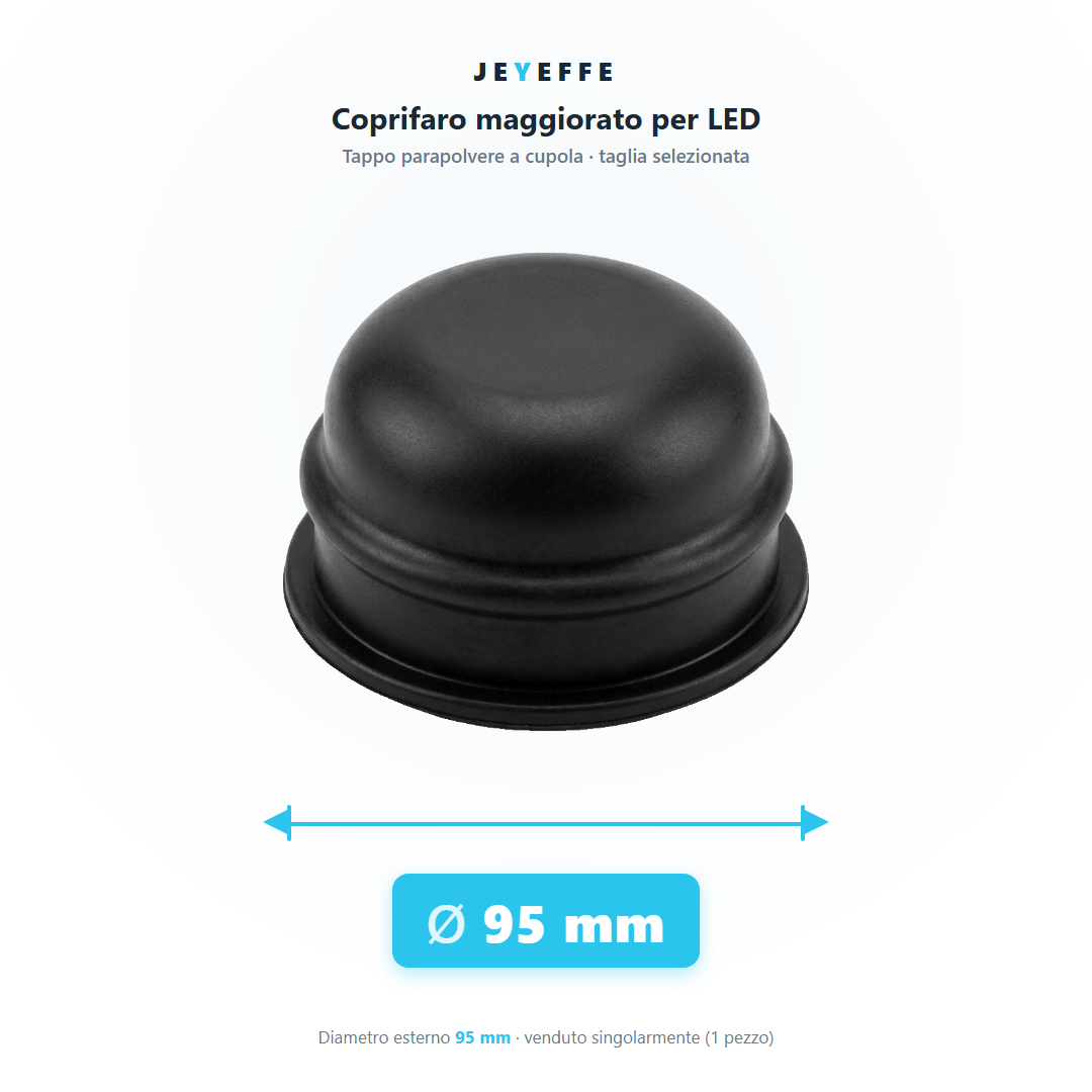 Coprifaro maggiorato LED diametro 95 mm