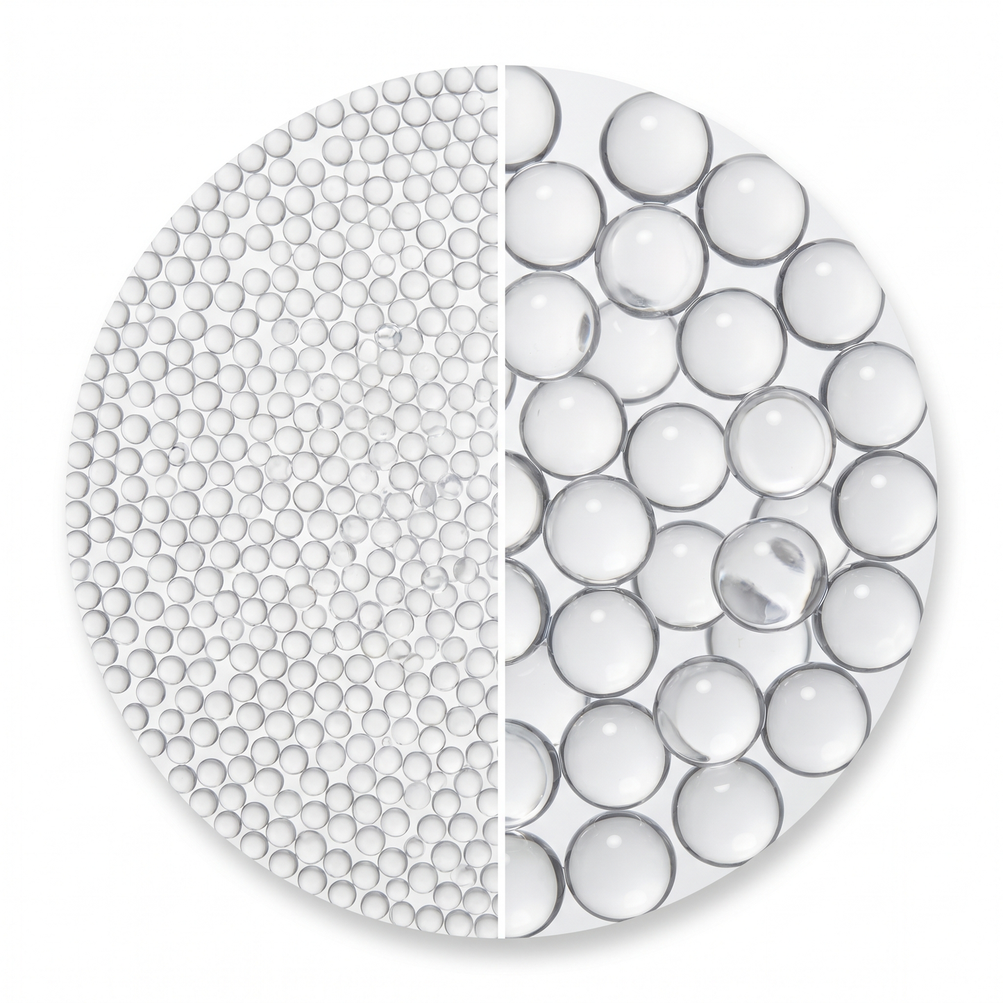 Perle d'acqua decorative trasparenti standard per vasi e centrotavola